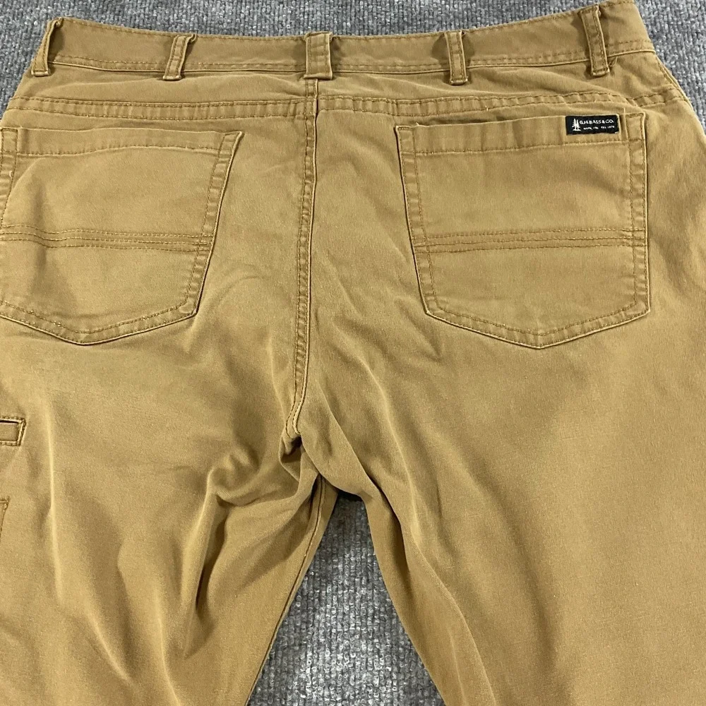 G.H. Bass & Co Pants Mens 36x30 Brown Khaki Casual Workwear Straight Utility Cot